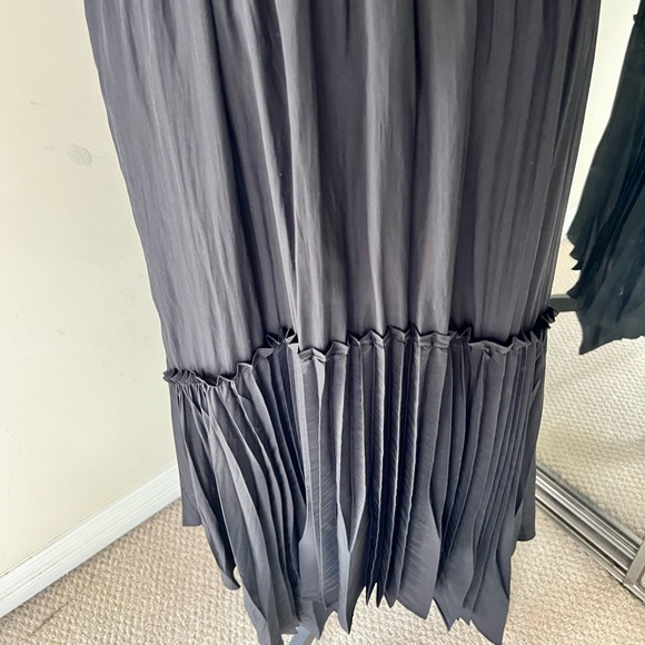 Ramy Brook Ray Smocked Waist Maxi Dress BLACK, Size Small NWT - Picture 9 of 11